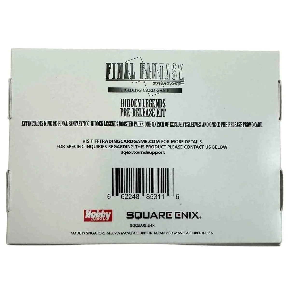 Final Fantasy TCG Hidden Legends Pre - Release Kit (SEALED) - MOD Shop LLC
