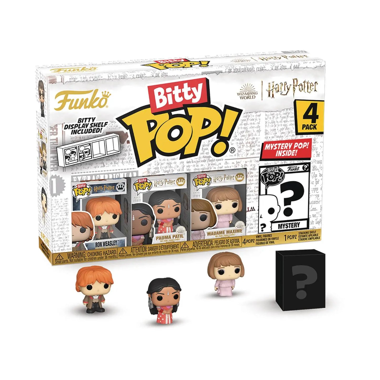 Funko Bitty Pop! - Harry Potter - Goblet of Fire - Fire Ron 4 - pack - MOD Shop LLC