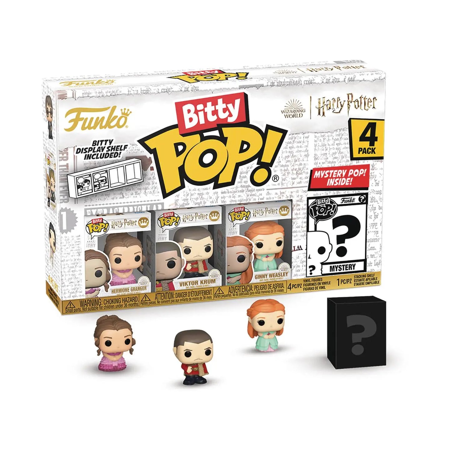 Funko Bitty Pop! - Harry Potter - Goblet of Fire - Hermione 4 - pack - MOD Shop LLC