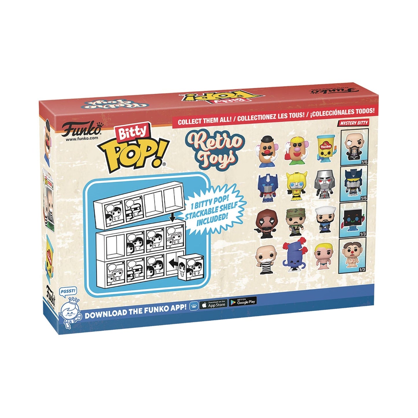 Funko Bitty Pop! - Retro Toys - Transformers 4 - pack - MOD Shop LLC