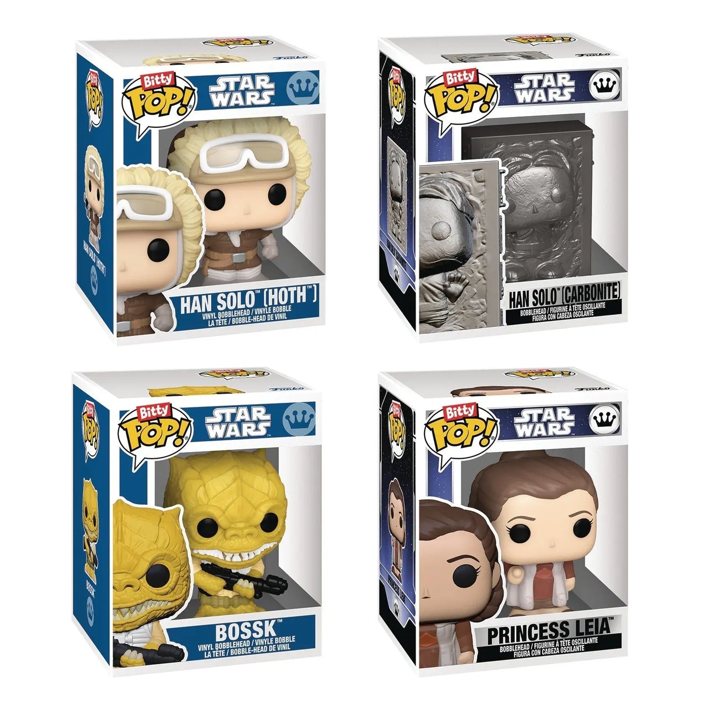 Funko Bitty Pop! - Star Wars - S2 Han - 4 - pack - MOD Shop LLC