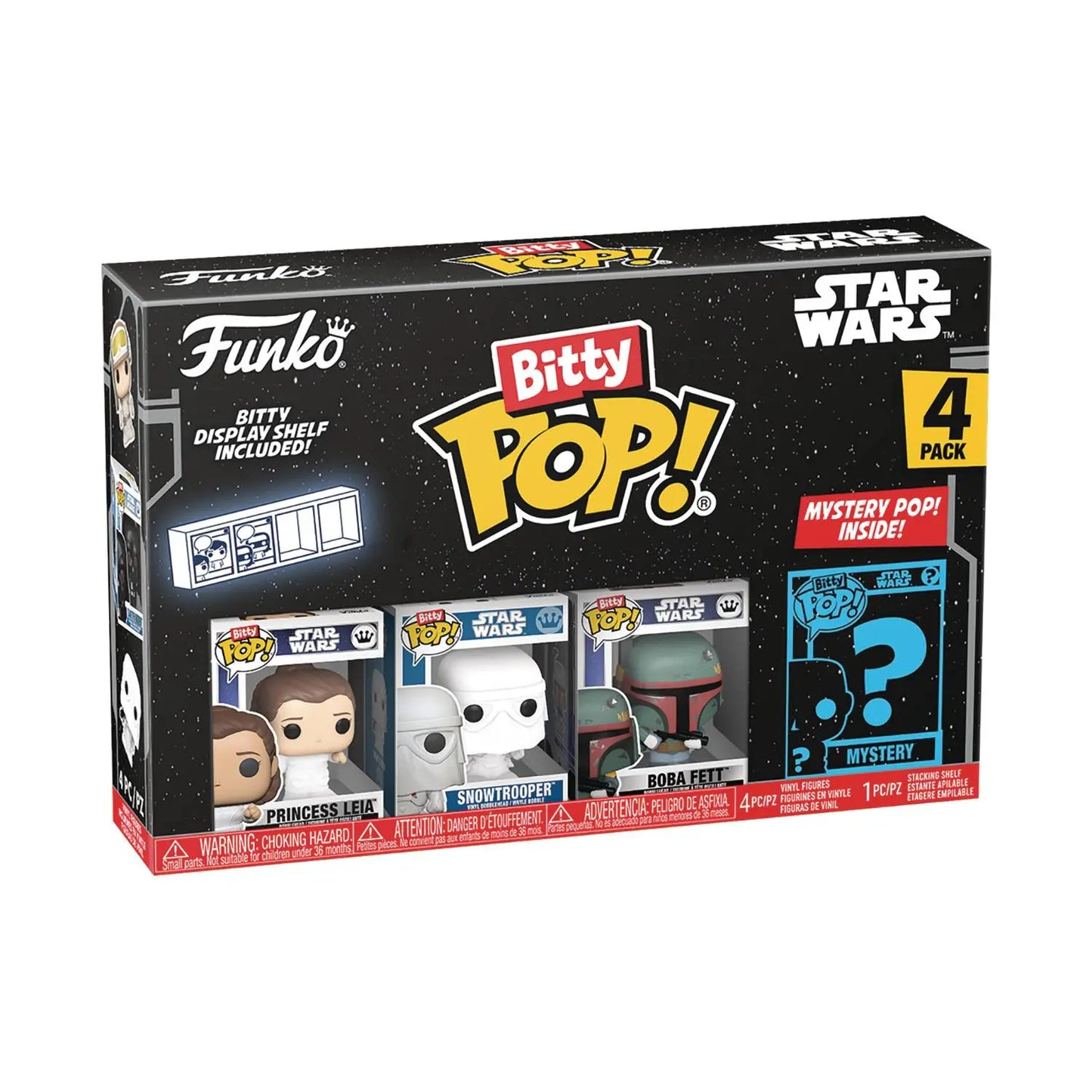 Funko Bitty Pop! - Star Wars - S2 Leia - 4 - pack - MOD Shop LLC