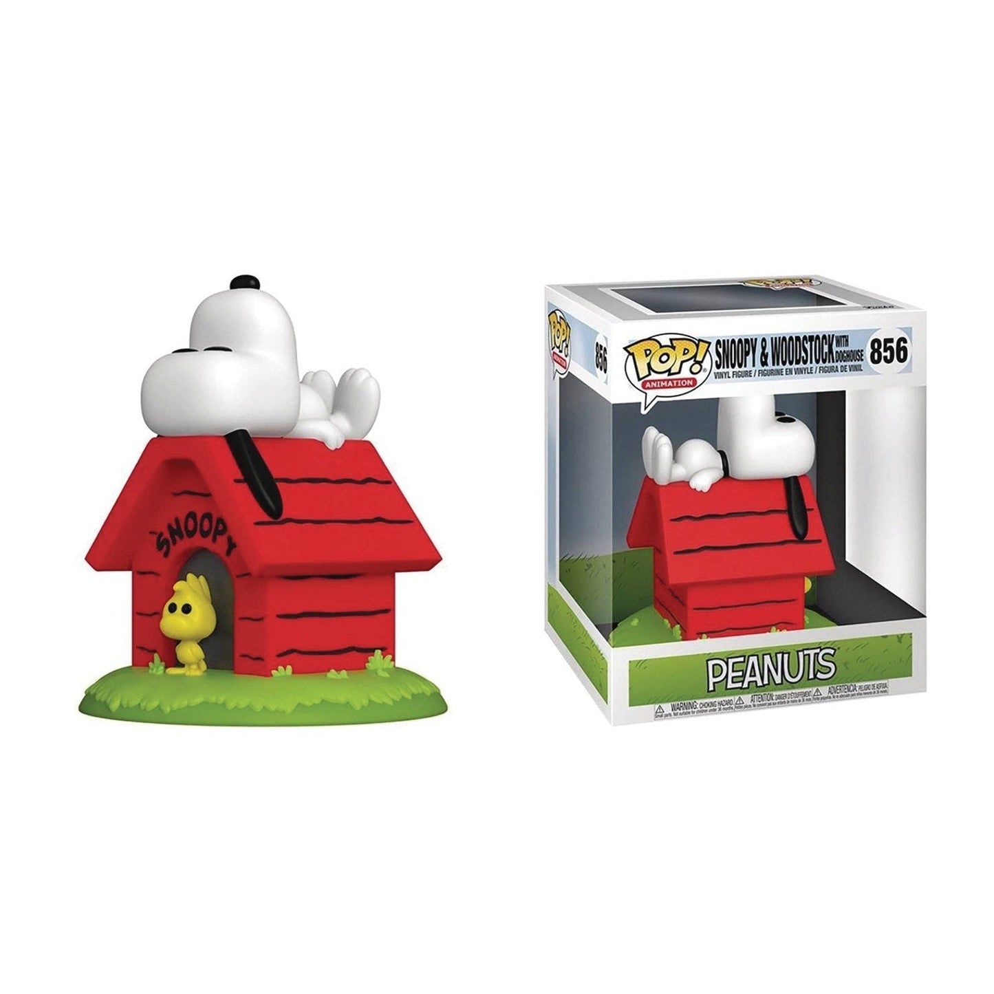 Funko Pop! - Deluxe - Charlie Brown - Snoopy on Doghouse 856 - MOD Shop LLC
