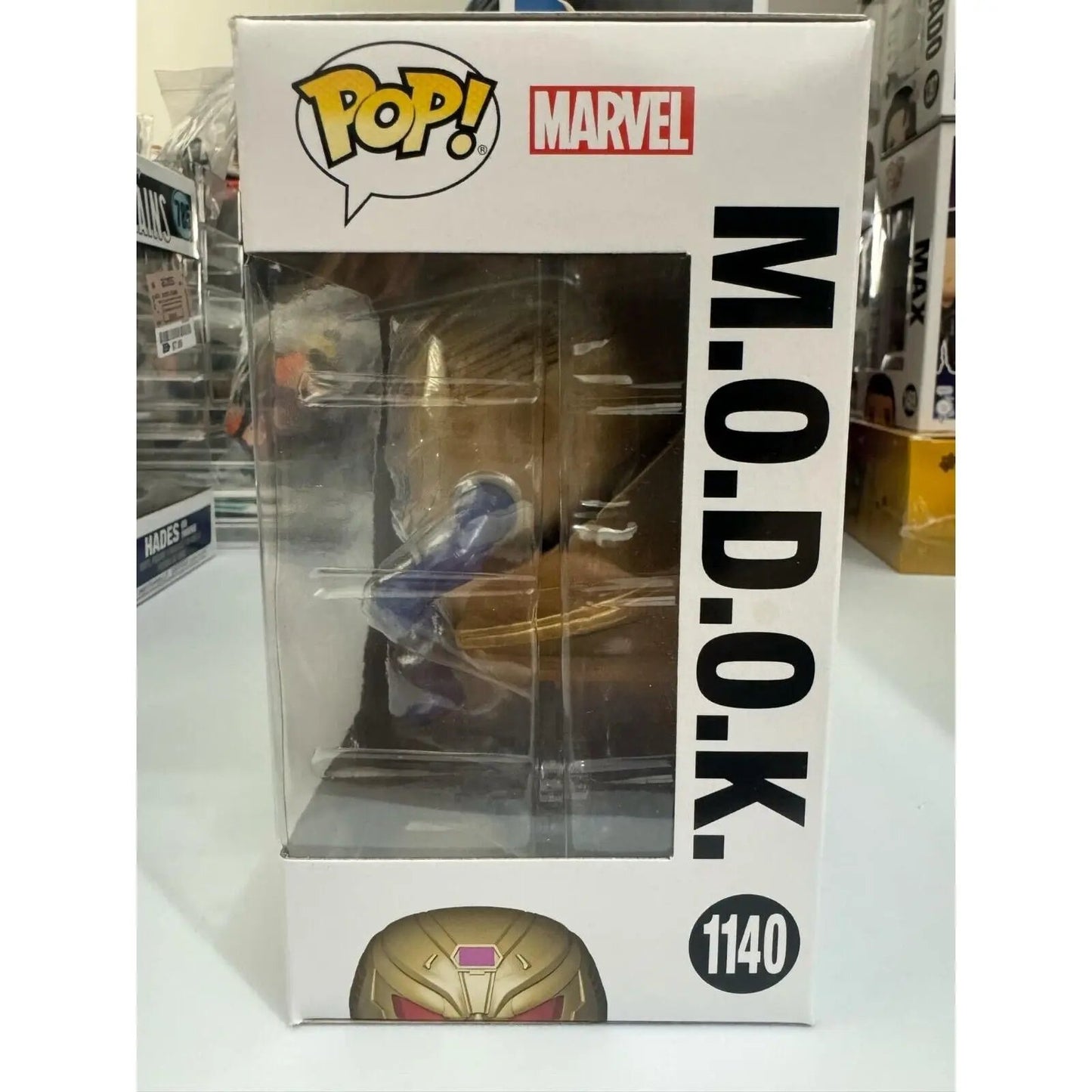 FUNKO POP! MARVEL QUANTUMANIA 1140 MODOK VINYL FIGURE With Protector - MOD Shop LLC