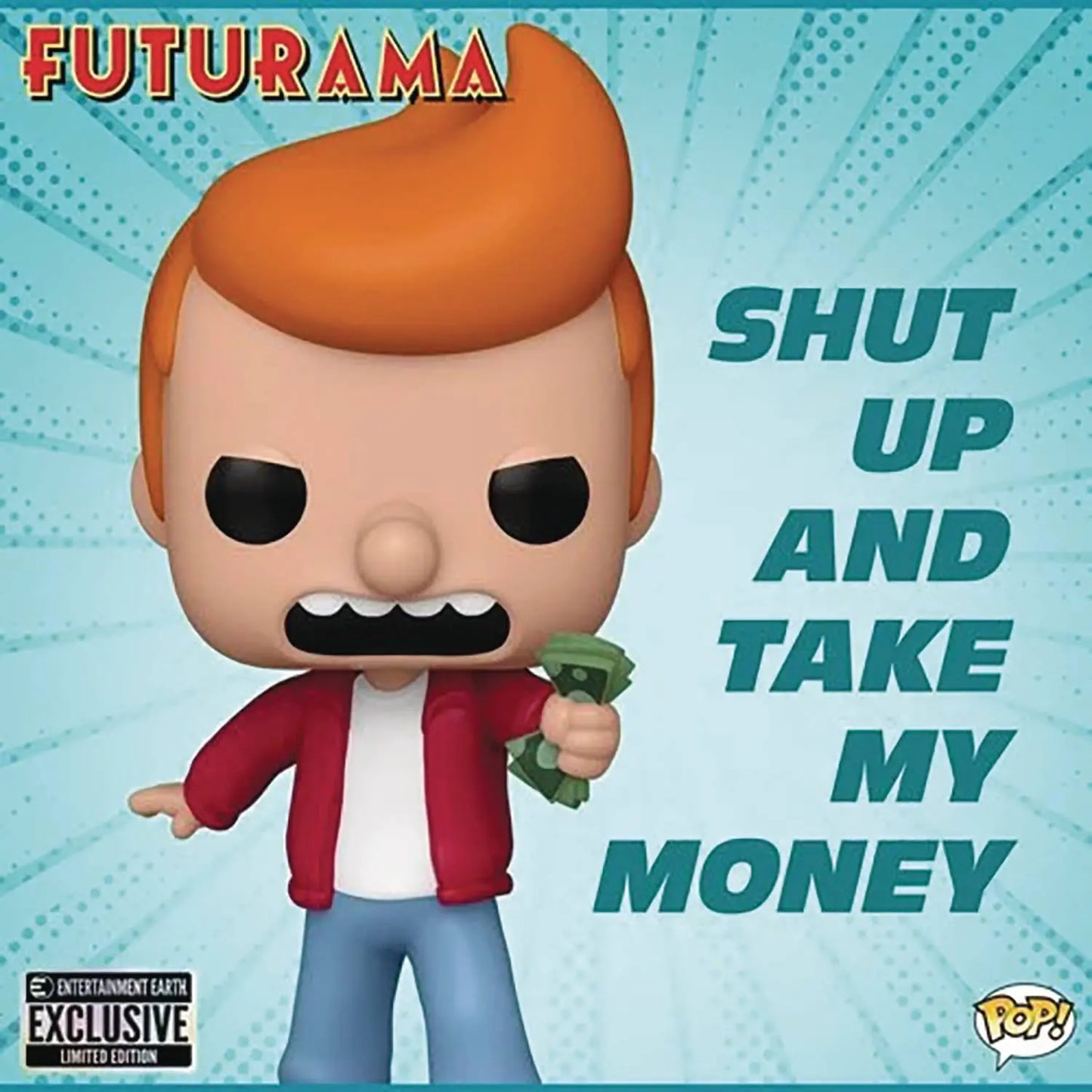 Funko Pop! - Meme - Futurama - Fry Take My Money 1782 - MOD Shop LLC