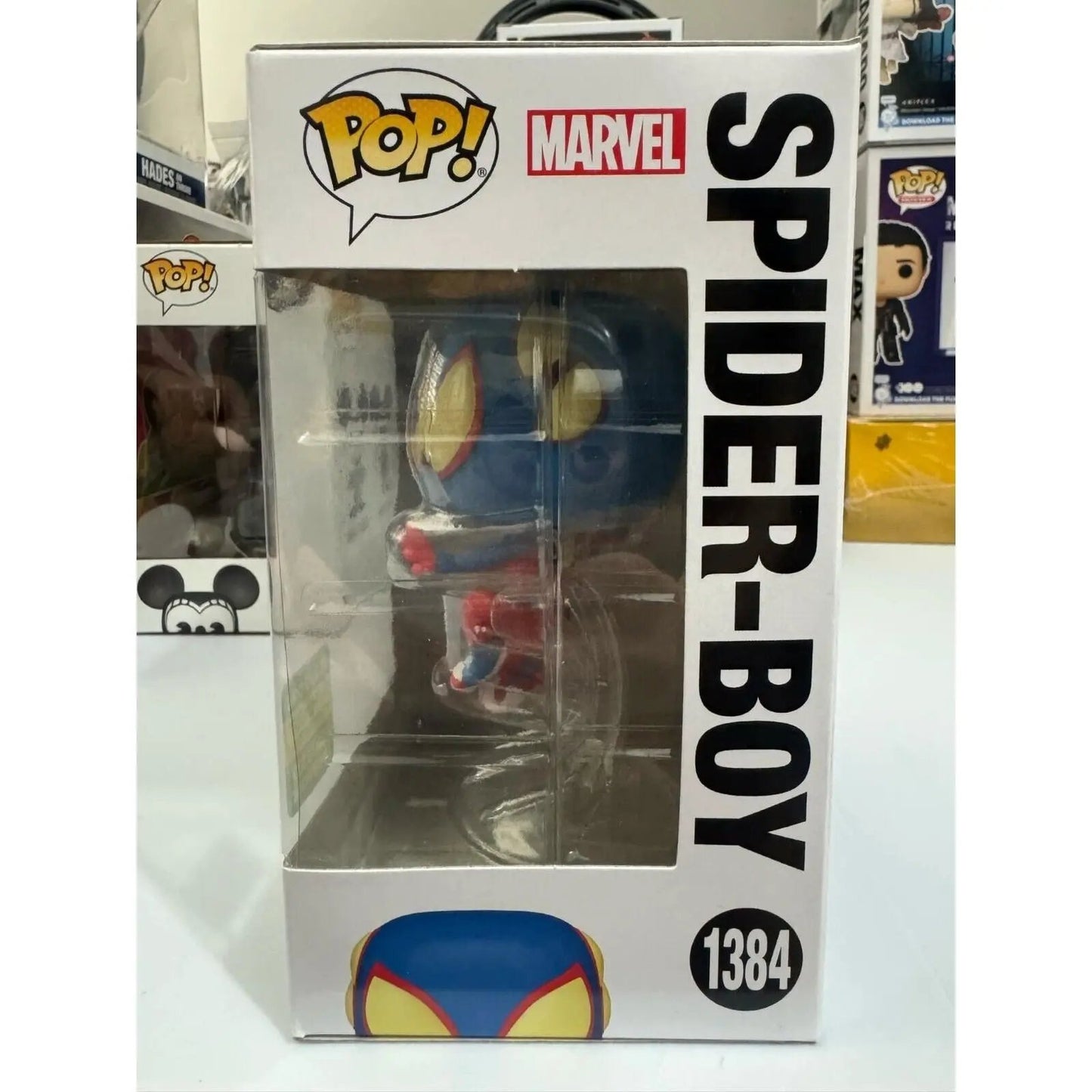 Funko Pop! Vinyl: Marvel - Spider - Boy - Target San Diego Comic Con in Protector - MOD Shop LLC