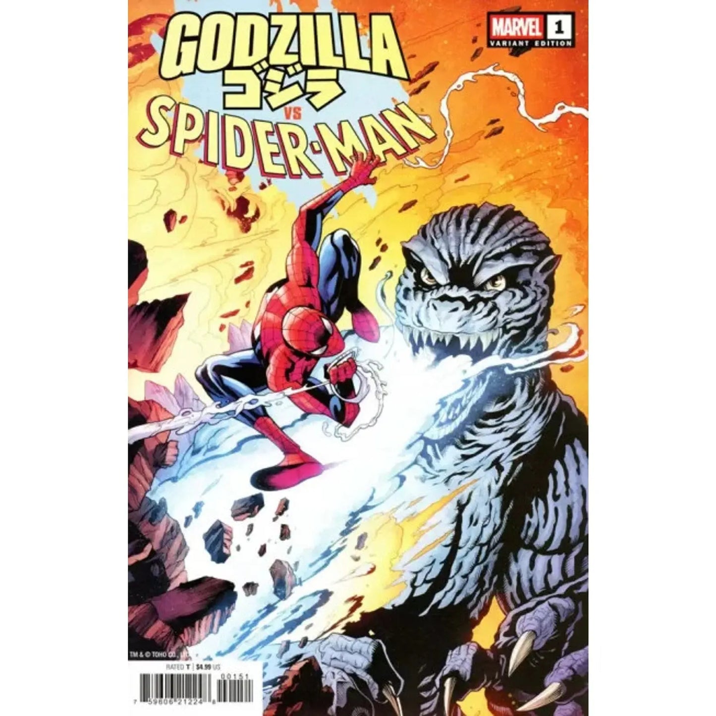 Godzilla vs. Spider - Man 1E Chris Campana Variant - MOD Shop LLC