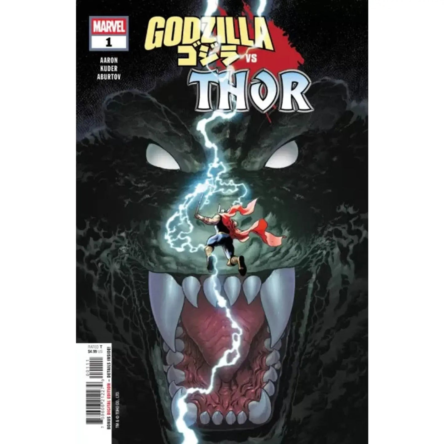 Godzilla Vs. Thor 1A Aaron Kuder Regular - MOD Shop LLC