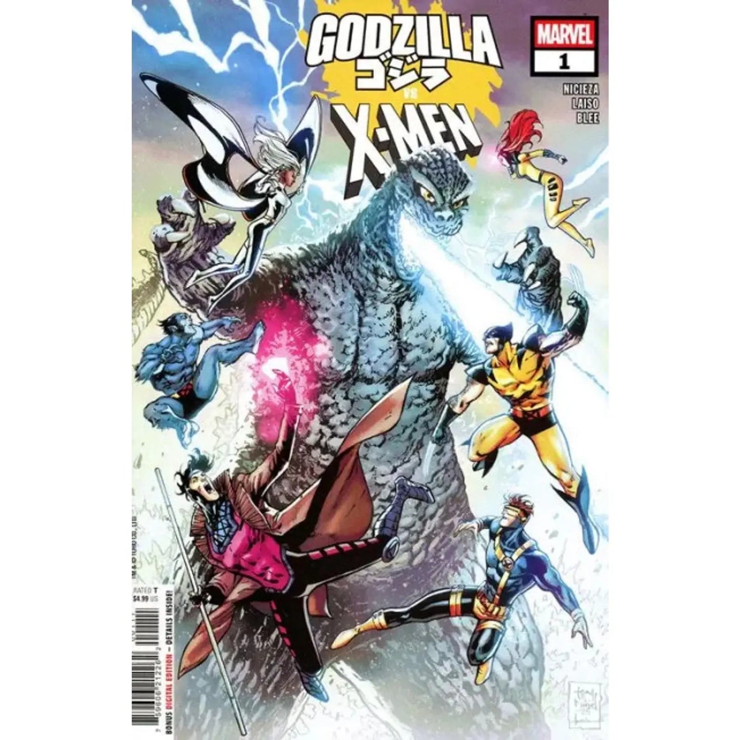 Godzilla vs. X - Men 1A Tony S. Daniel Regular - MOD Shop LLC
