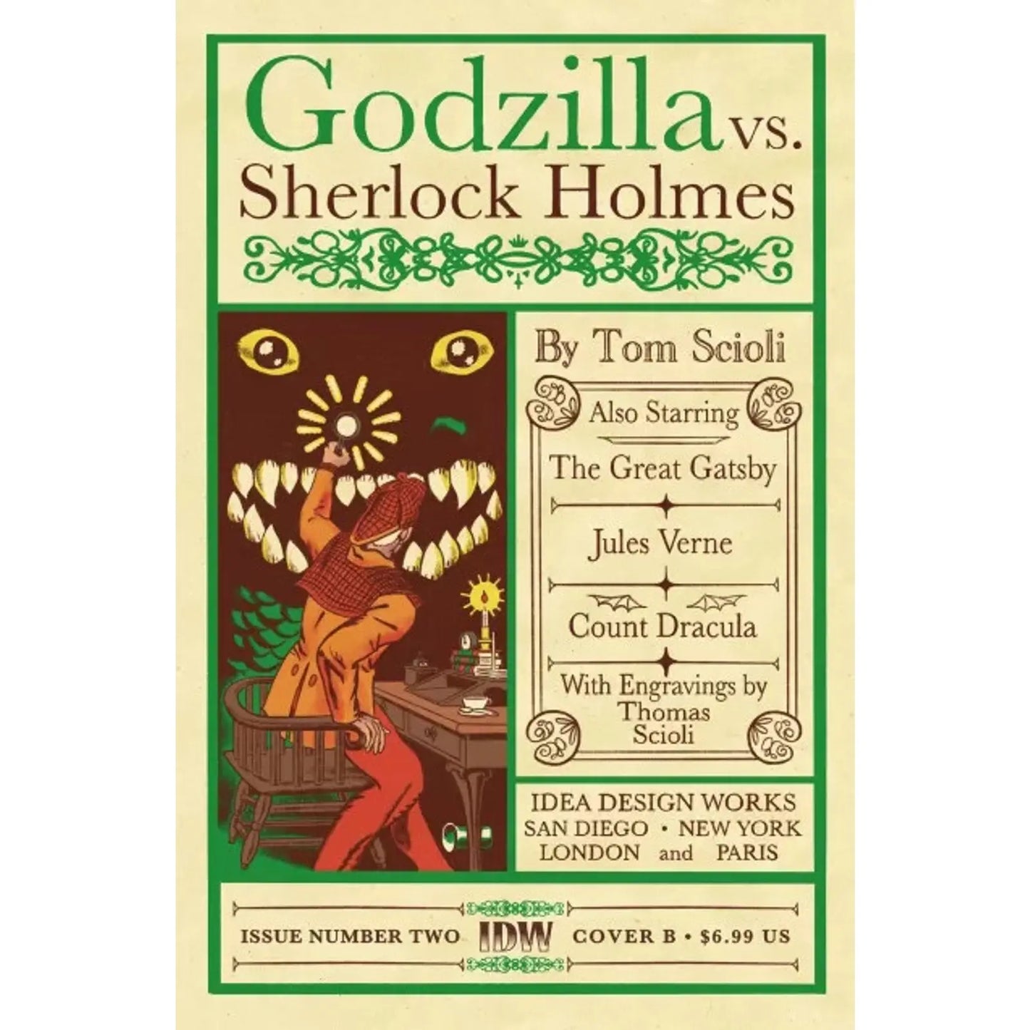Godzilla's Monsterpiece Theatre 2B Tom Scioli Variant - MOD Shop LLC