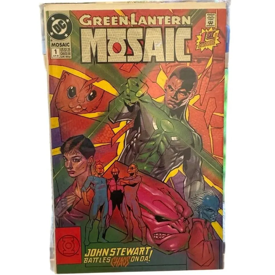 Green Lantern: Mosaic 1 DC Comics 1992 1st Issue Direct Edition NM Stelfreeze - MOD Shop LLC