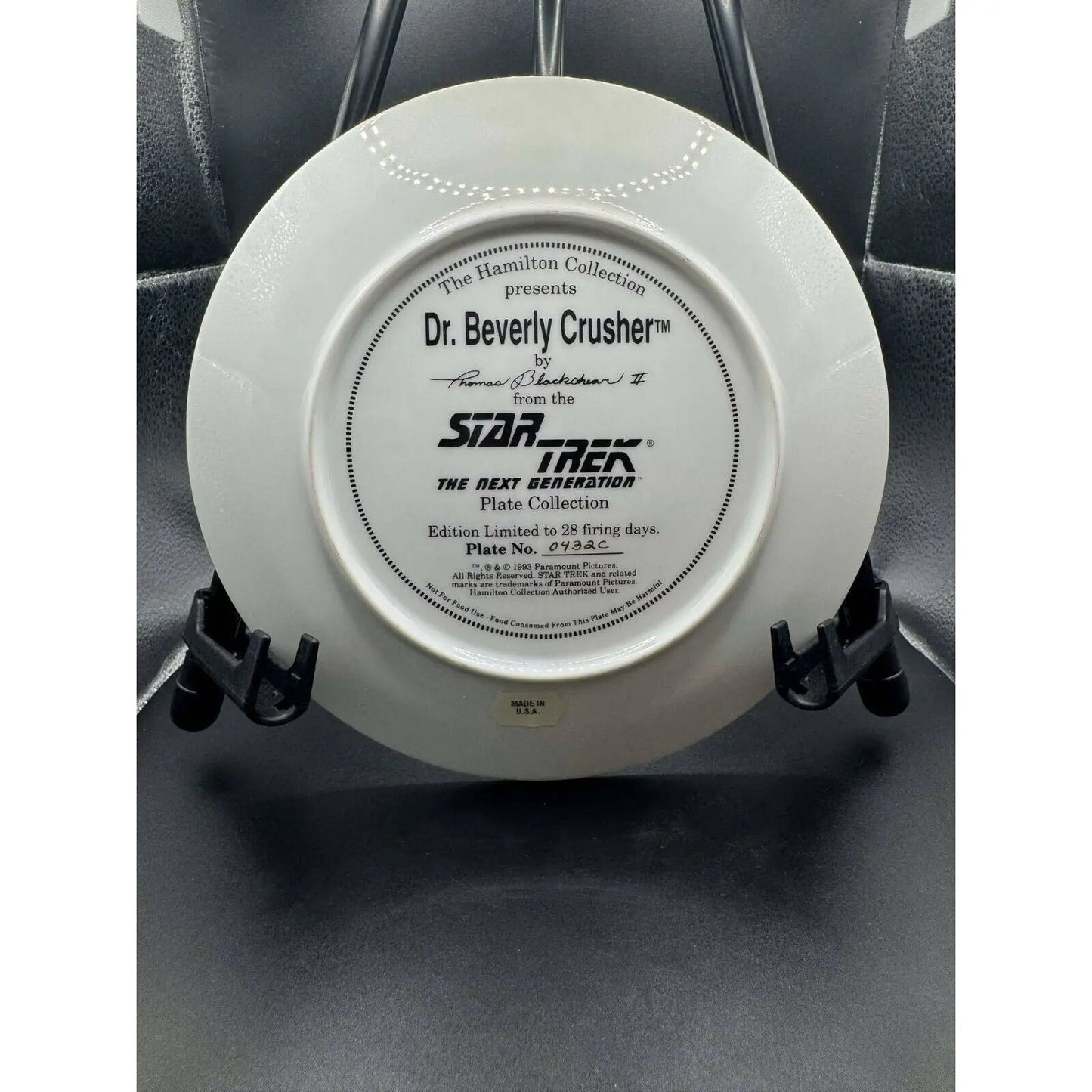 Hamilton Collection Star Trek The Next Generation Dr. Beverly Crusher Ltd Ed - MOD Shop LLC