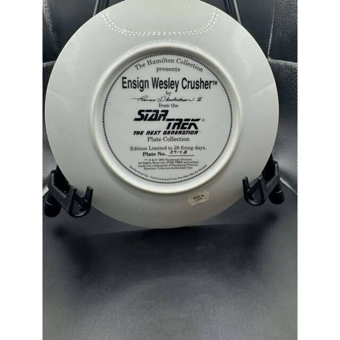 Hamilton Collection Star Trek The Next Generation Ensign Wesley Crusher Ltd Ed - MOD Shop LLC