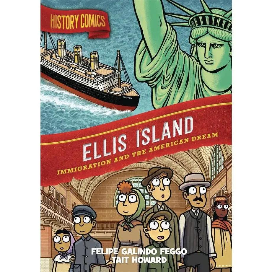 History Comics - Ellis Island - Hardcover Graphic Novel - MOD Shop LLC