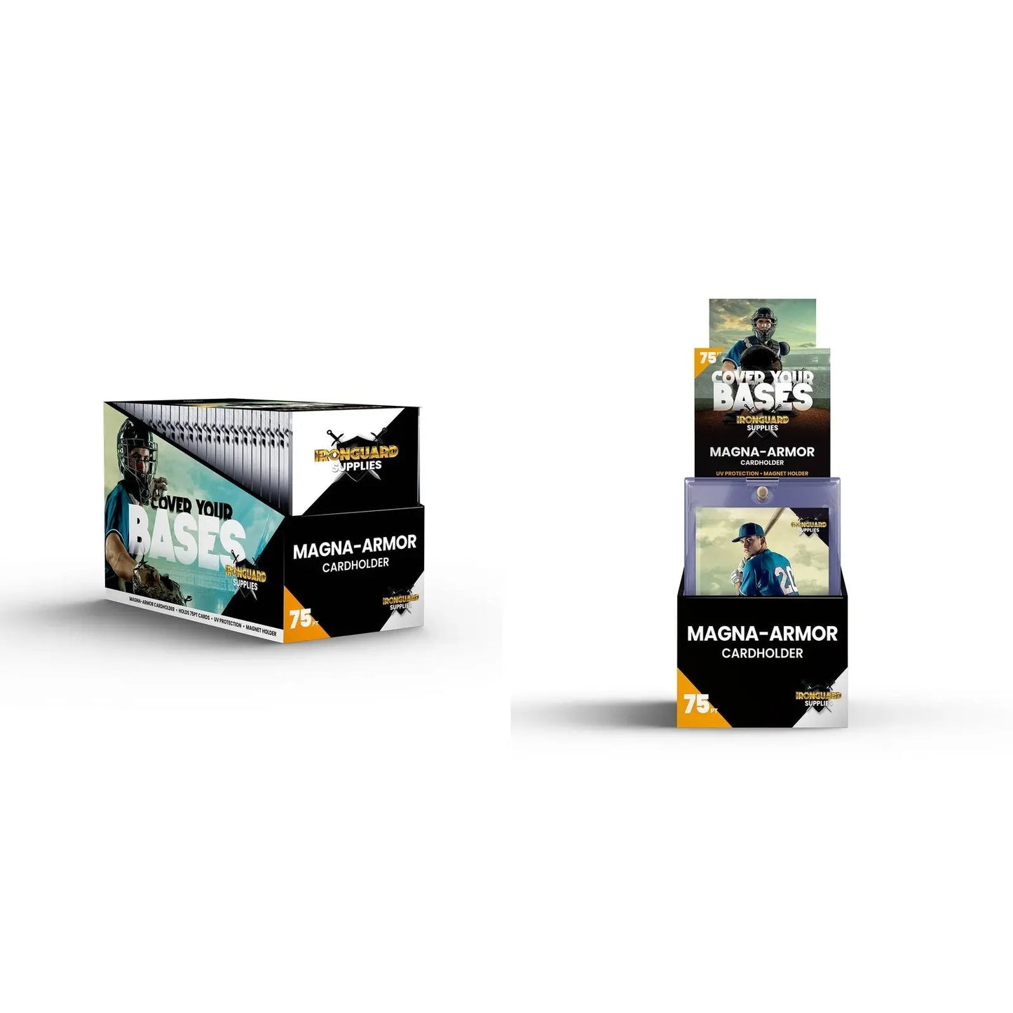 Ironguard Magnetic Card Holder - 75 pt - 20 pack - MOD Shop LLC