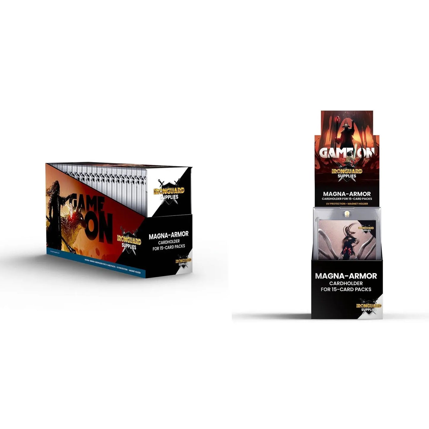 Ironguard One - Touch 15 - card Pack Magnetic Card Holder - 20 count box - MOD Shop LLC