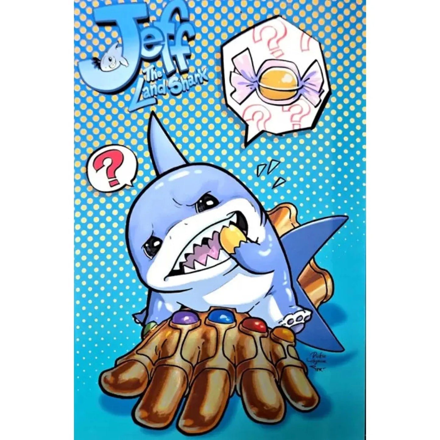 Jeff the Land Shark 1D Rickie Yagawa Foil Variant - MOD Shop LLC