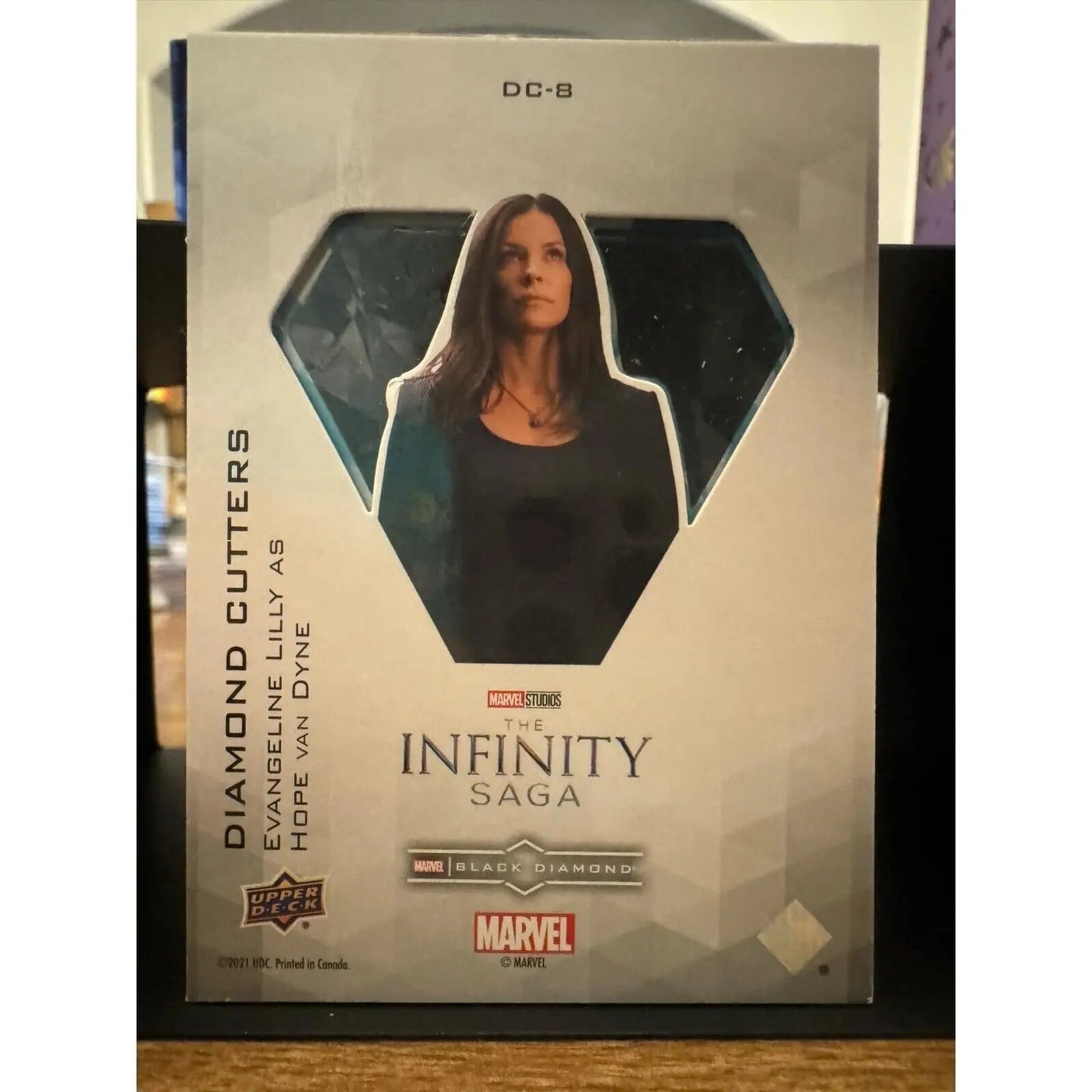 Marvel Black Diamond Diamond Cutters Card - Evangeline Lilly as Hope DC - 8 - MOD Shop LLC