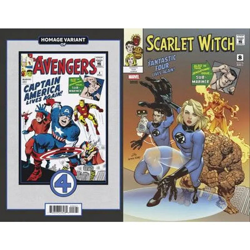 Marvel Comics - Scarlet Witch #8 Marcus To Fantastic Four Homage Variant - MOD Shop LLC