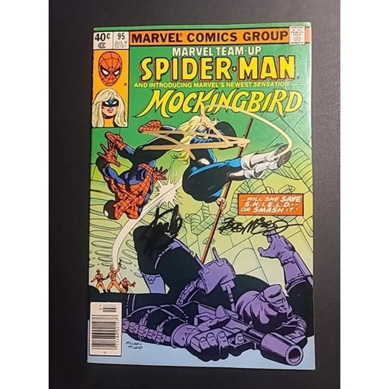 Marvel Team - Up 95 1st App. of Mockingbird! Signed 3X Frank Miller & Stan Lee!FN - MOD Shop LLC