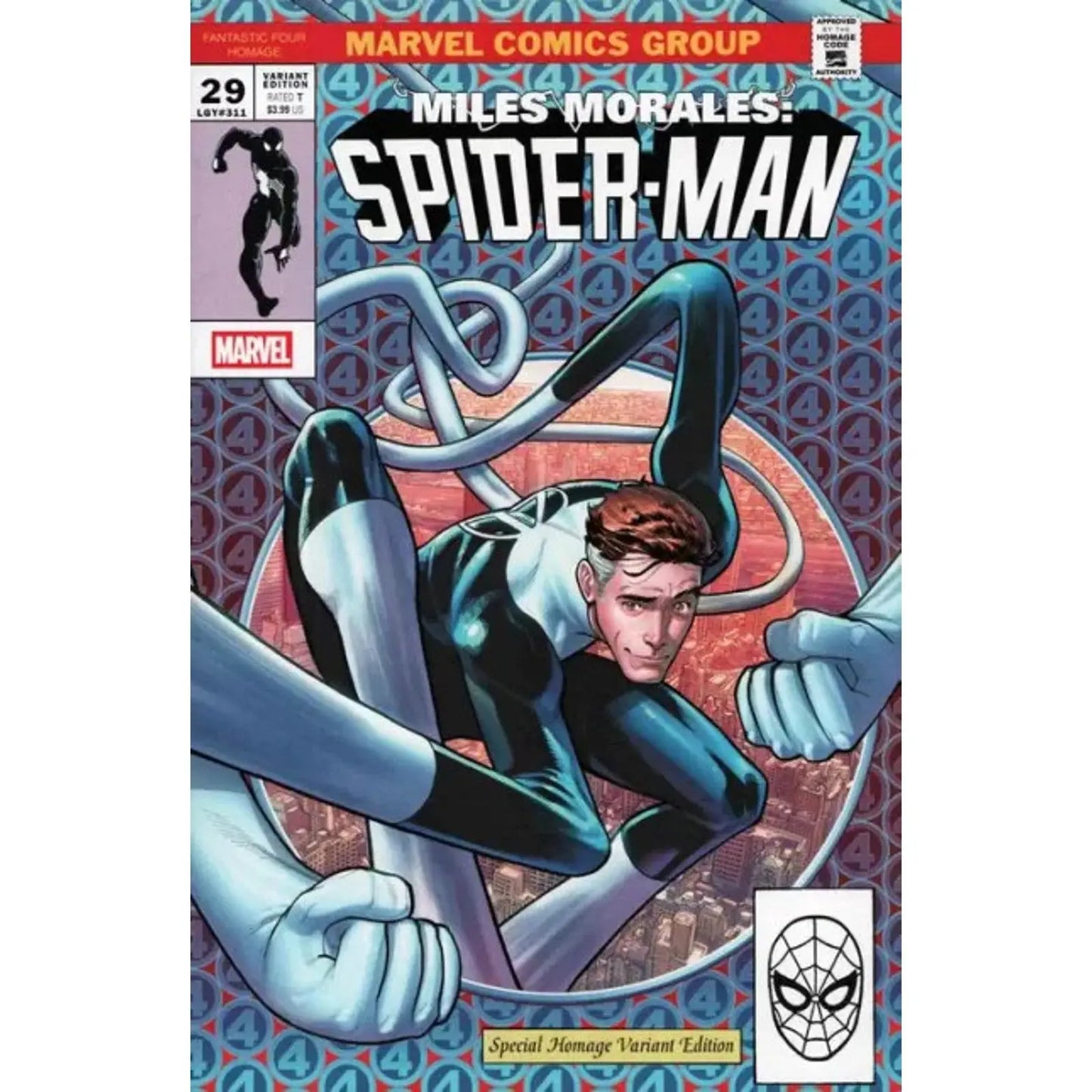 Miles Morales: Spider - Man, Vol. 2 29B Javier G. Fantastic Four Homage Variant - MOD Shop LLC