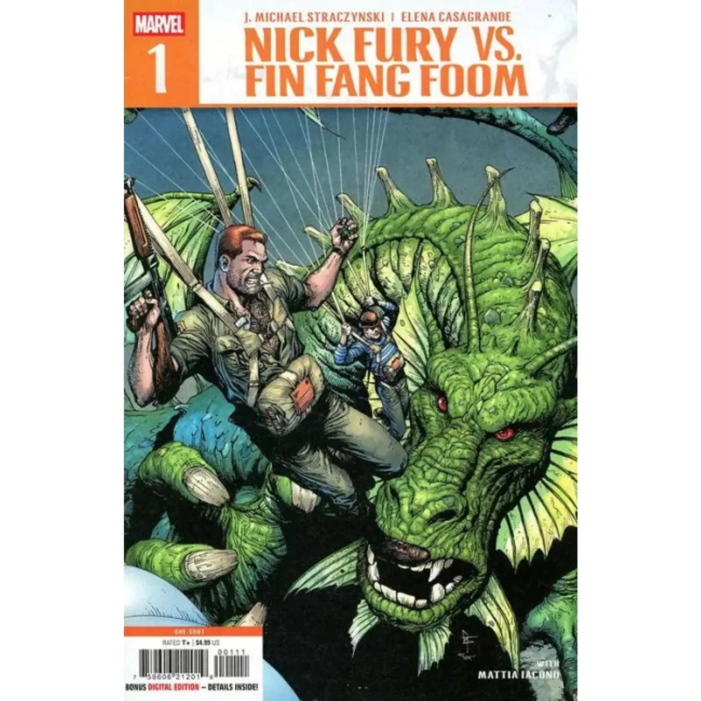Nick Fury Vs. Fin Fang Foom 1A Gary Frank Regular - MOD Shop LLC