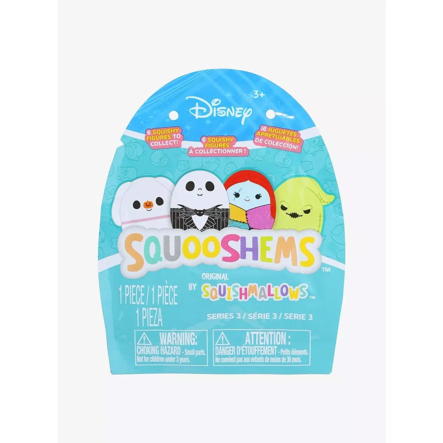 Nightmare Before Christmas Squooshems by Squishmallows - Single Blind Bag - MOD Shop LLC