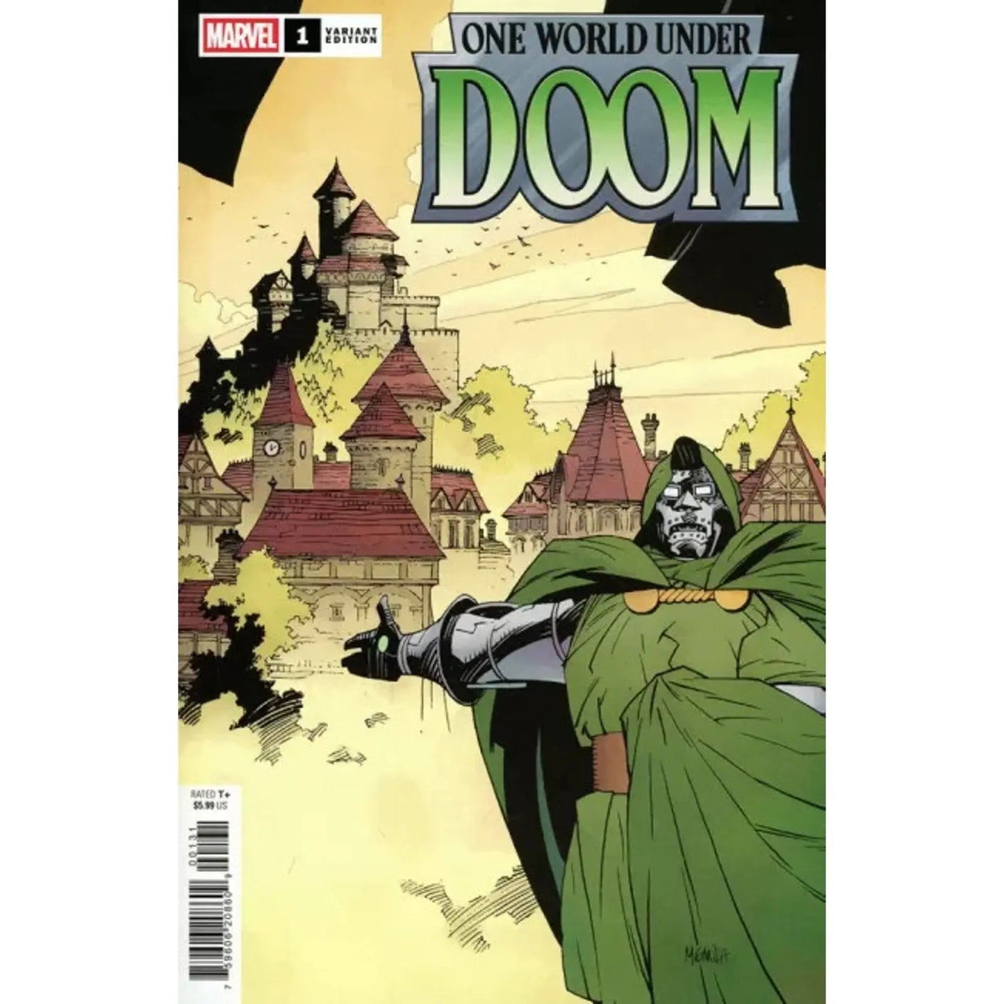 One World Under Doom 1C Mike Mignola Hidden Gem Variant - MOD Shop LLC