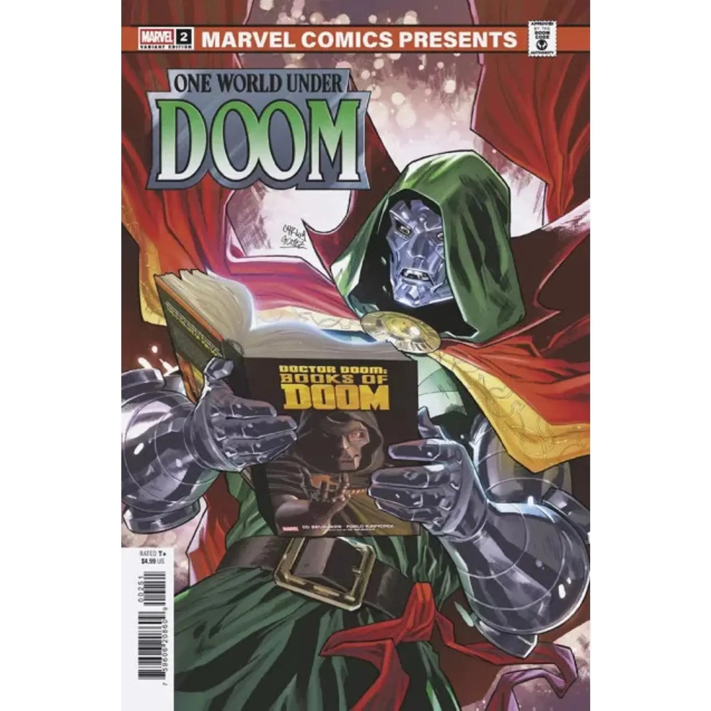 One World Under Doom 2E Carlos Gómez Marvel Comics Presents Variant - MOD Shop LLC