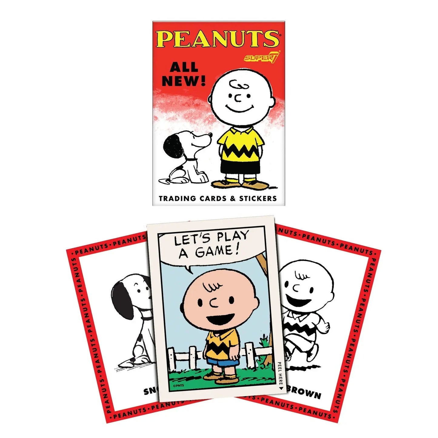 Peanuts Wax Pack Super7 Trading Cards Box - MOD Shop LLC