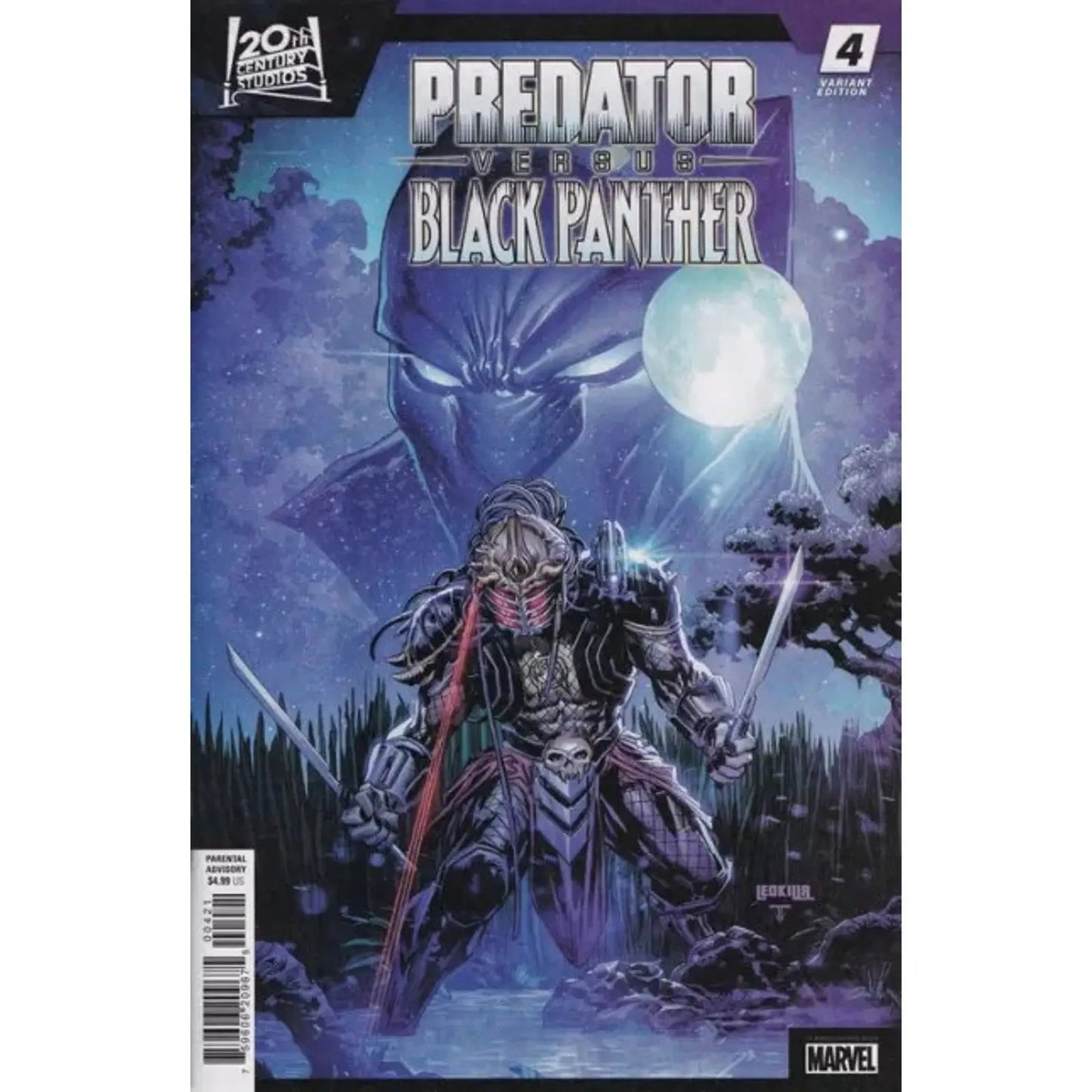 Predator vs. Black Panther 4B Ken Lashley Variant - MOD Shop LLC