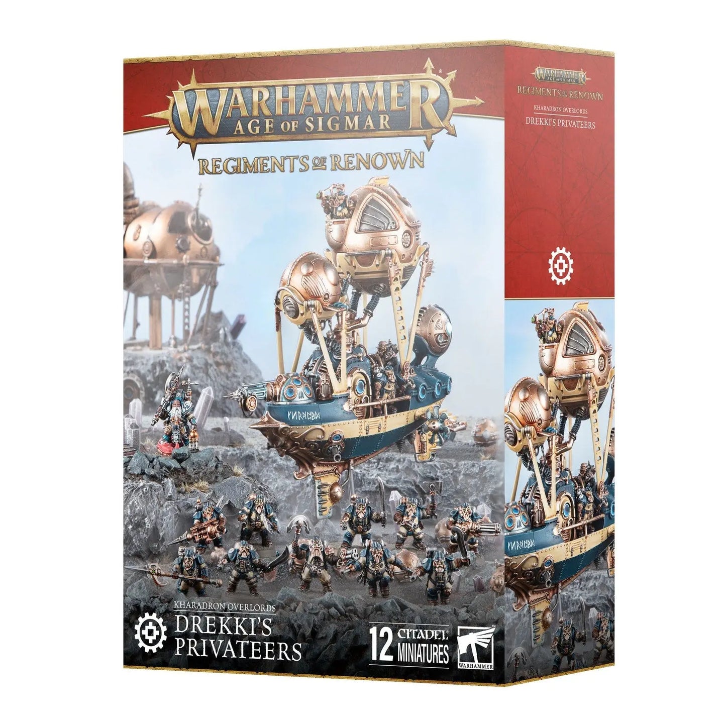 *PREORDER REL 8.02.2025* Warhammer Age of Sigmar Kharadron Overlords Drekki's Privateers Regiment of Renown - 12 Miniatures Set - MOD Shop LLC