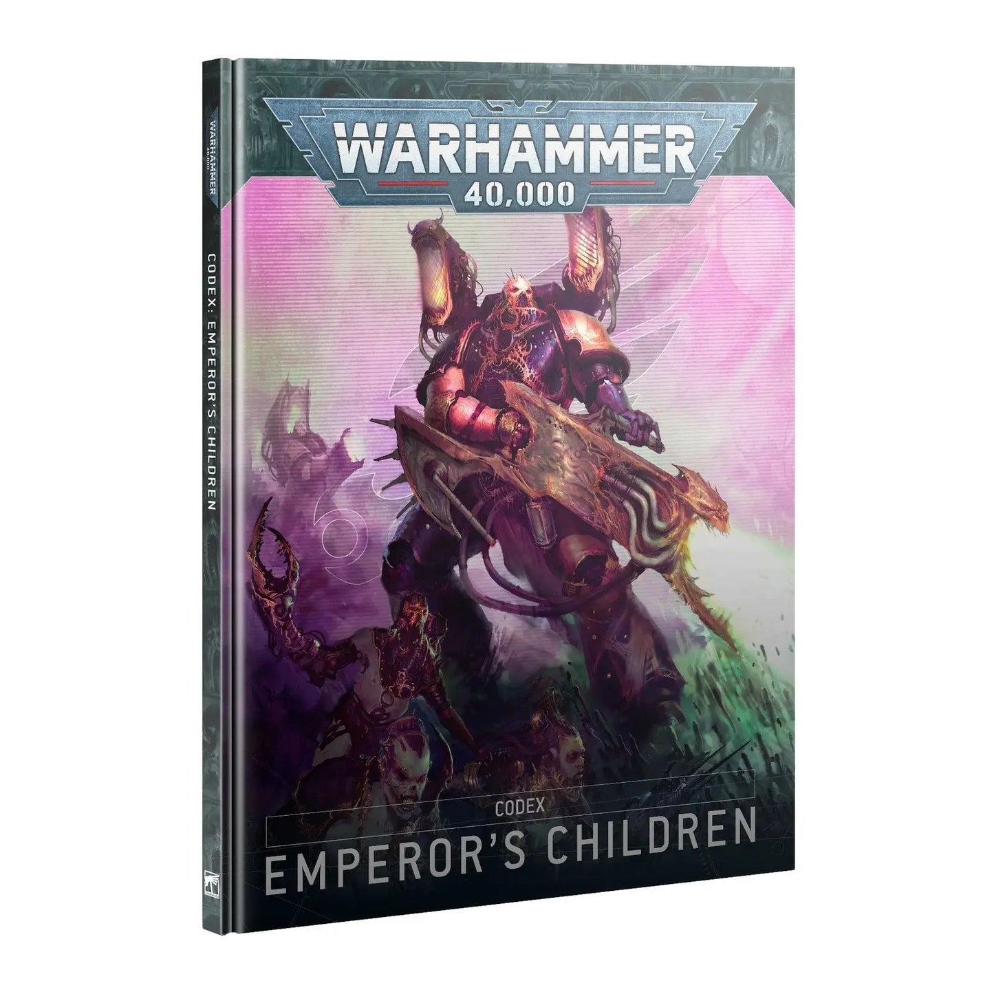 *PREORDER - RELEASE 4.26.2025* Warhammer 40,000 Codex: Emperor's Children - Hardcover Rulebook for the Perfect Warriors of Chaos - MOD Shop LLC