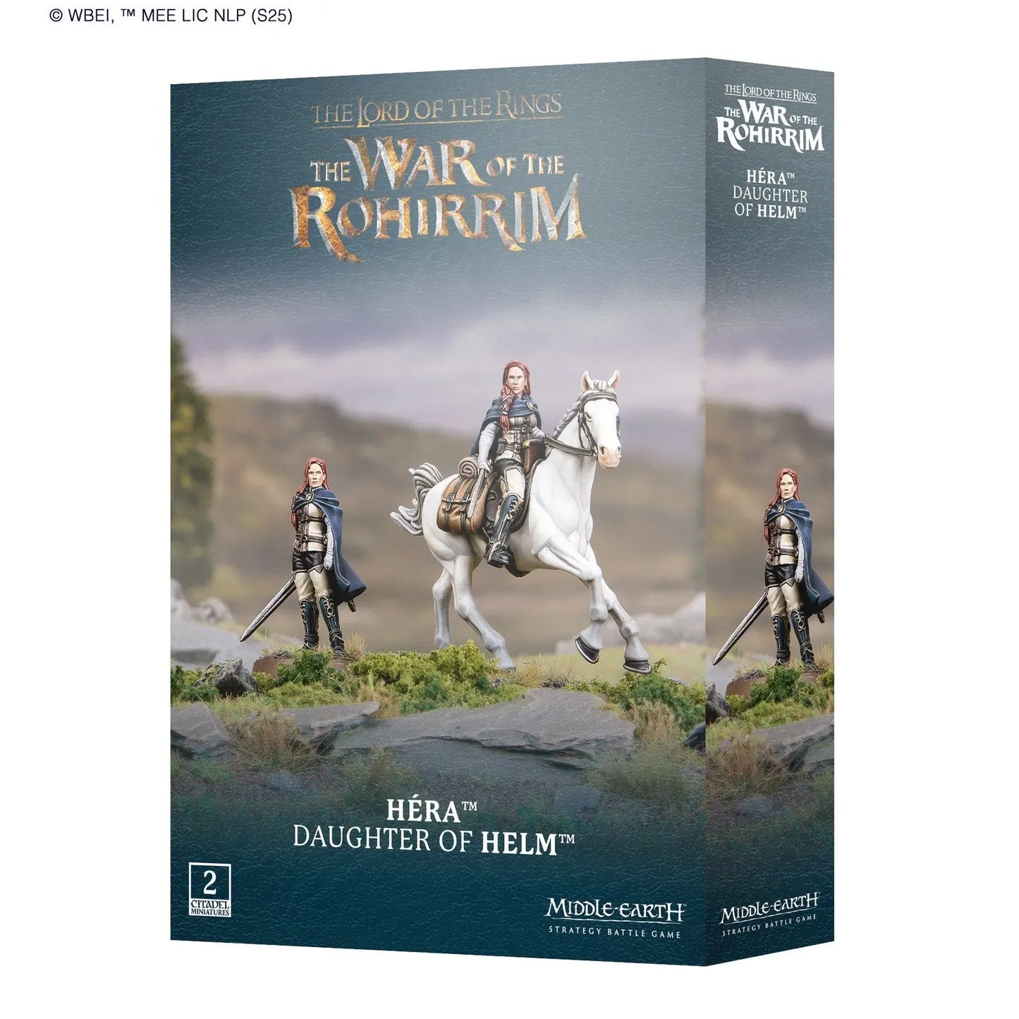 *PREORDER - RELEASE 6.14.2025*Middle - earth Strategy Battle Game: Héra Daughter of Helm - Plastic Miniature Set with Mounted & Foot Models for Army of Edoras - MOD Shop LLC