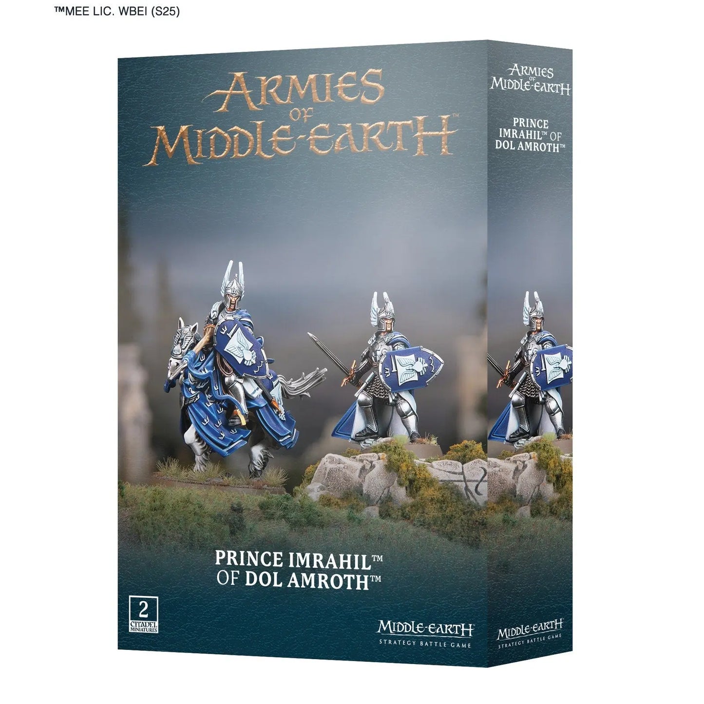 *PREORDER - RELEASE 6.14.2025*Middle Earth Strategy Battle Game: Prince Imrahil of Dol Amroth - Foot & Mounted Hero Miniature Set by Games Workshop - MOD Shop LLC