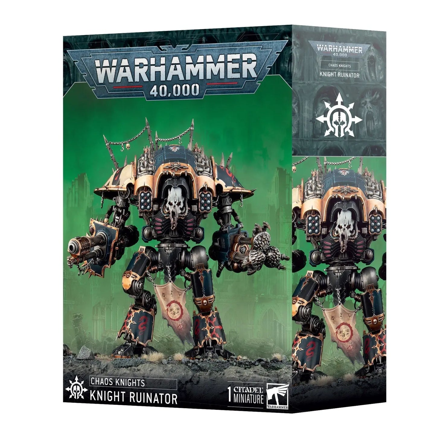 *PREORDER - RELEASE 6.21.2025* Warhammer 40,000 Chaos Knights Knight Ruinator - Multi - Build Plastic Miniature Kit (207 Components) - MOD Shop LLC
