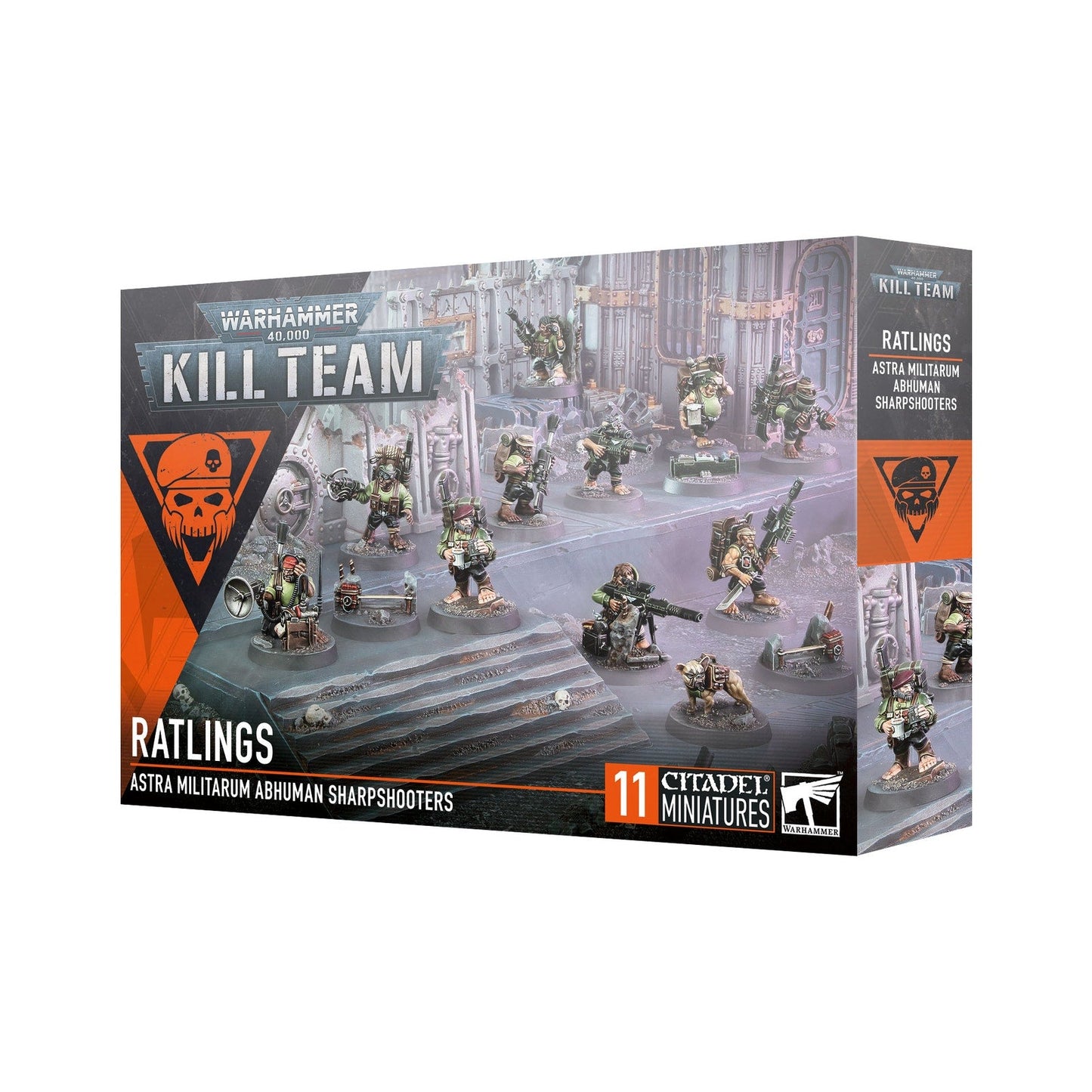 *PRESALE - RELEASE 4 - 05 - 2025* Warhammer 40,000 Kill Team: Ratlings Elite Sniper Squad - Astra Militarum Abhuman Sharpshooters (14 Miniatures) - MOD Shop LLC