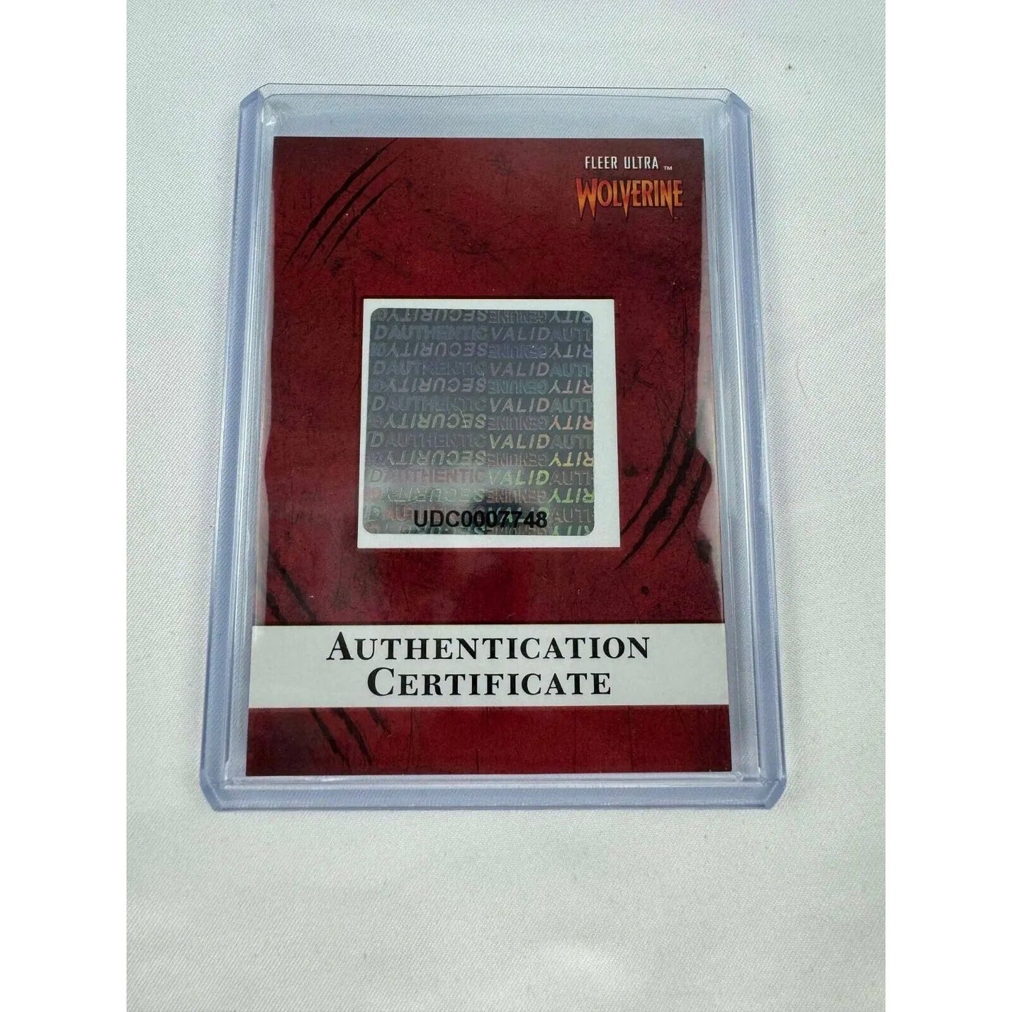 Professor X Red Animation Cell Marc Sasso Auto 2/13 Fleer Ultra Wolverine - MOD Shop LLC