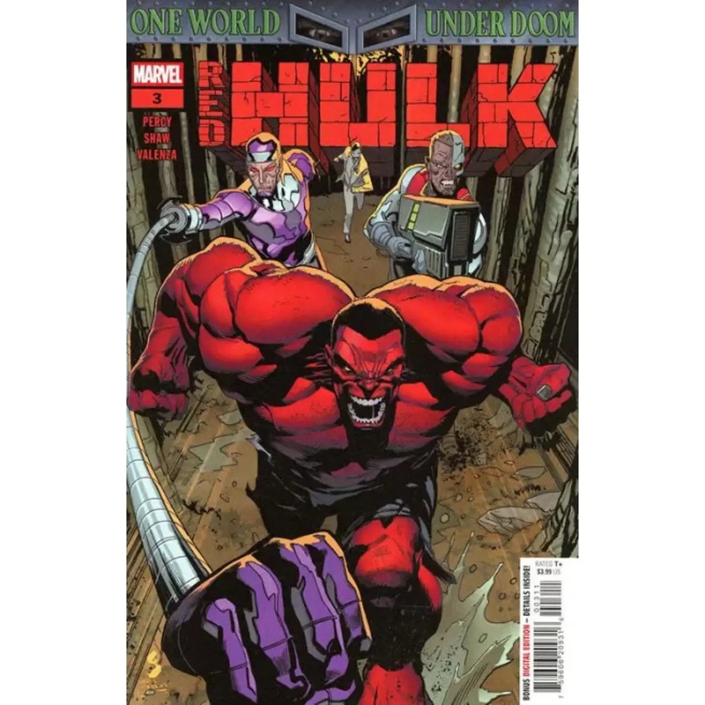 Red Hulk 3A Geoff Shaw Regular - MOD Shop LLC
