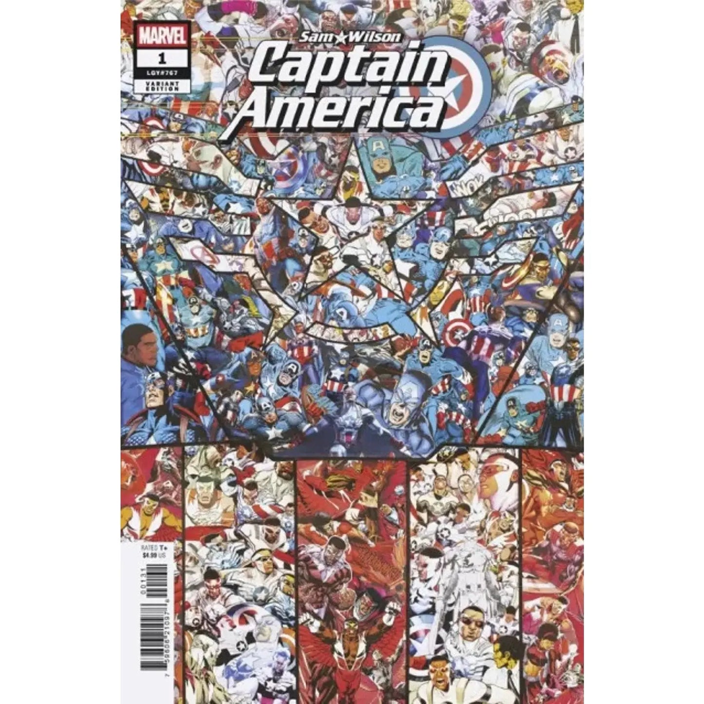 Sam Wilson: Captain America 1C Mr. Garcin Collage Variant - MOD Shop LLC