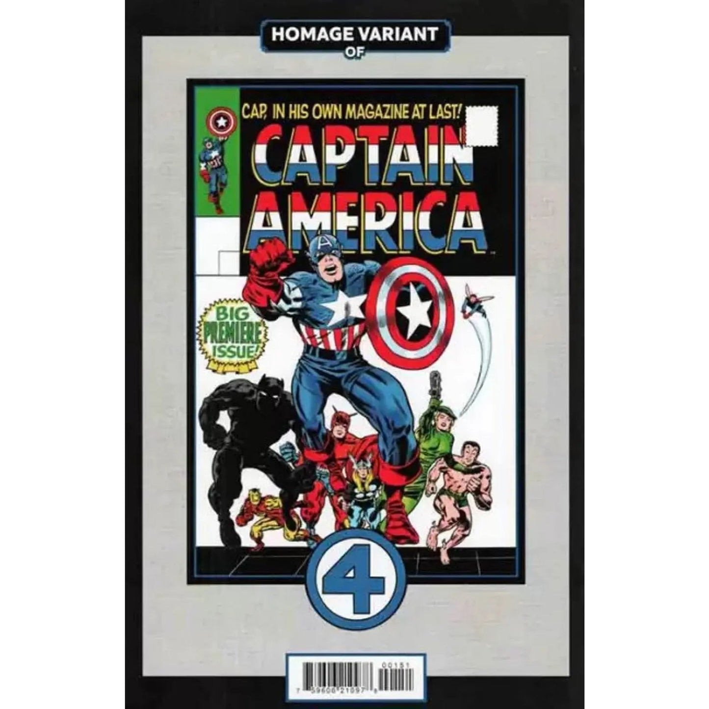 Sam Wilson: Captain America 1E Cory Smith Homage Variant - MOD Shop LLC