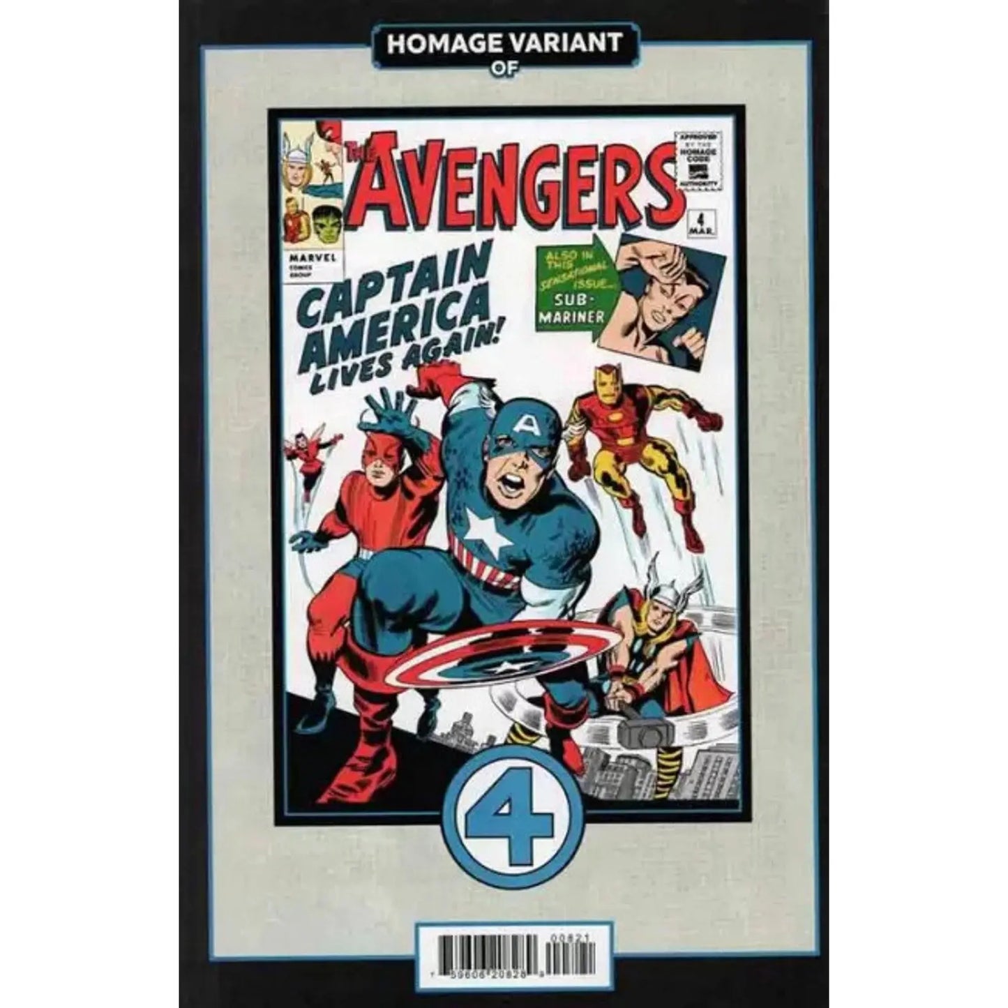 Scarlet Witch, Vol. 4 8B Marcus To Fantastic Four Homage Variant - MOD Shop LLC