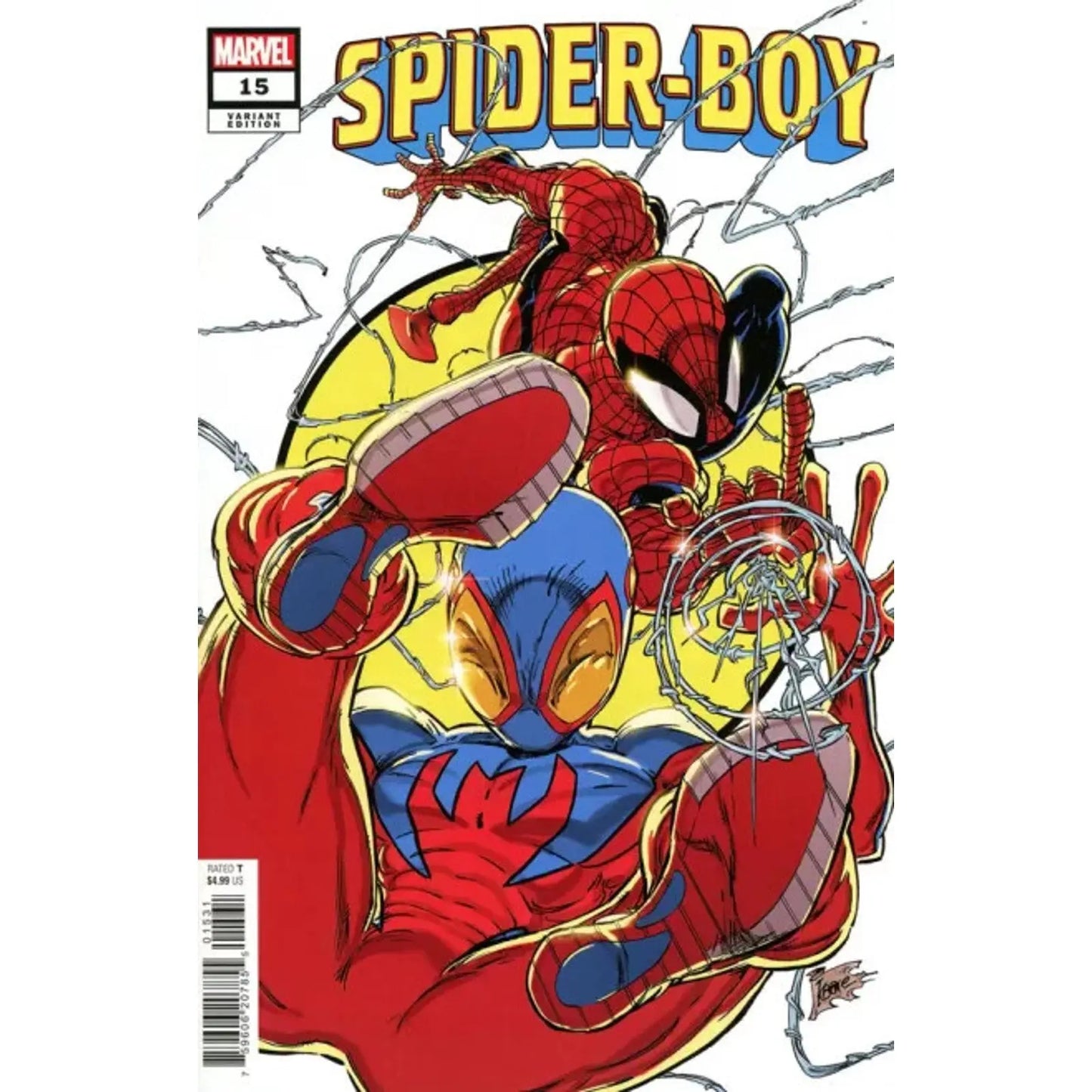 Spider - Boy, Vol. 1 15C Mike Mckone Fantastic Four Homage Variant - MOD Shop LLC