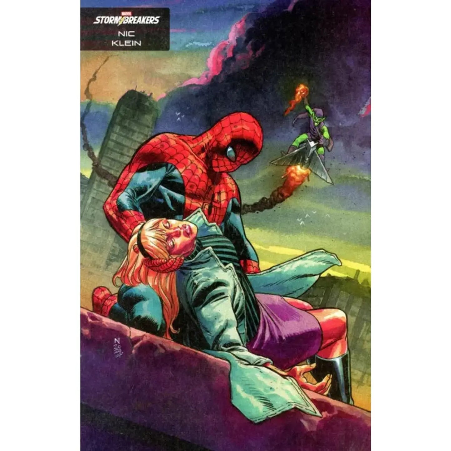 Spider - Gwen: Ghost - Spider, Vol. 2 7D Nic Klein Stormbreakers Variant - MOD Shop LLC