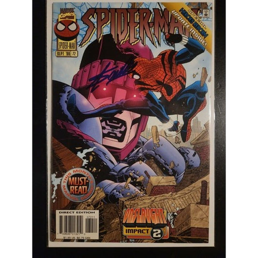 Spider - Man 72 (1996) Fine Condition Autographed By Stan Lee - MOD Shop LLC