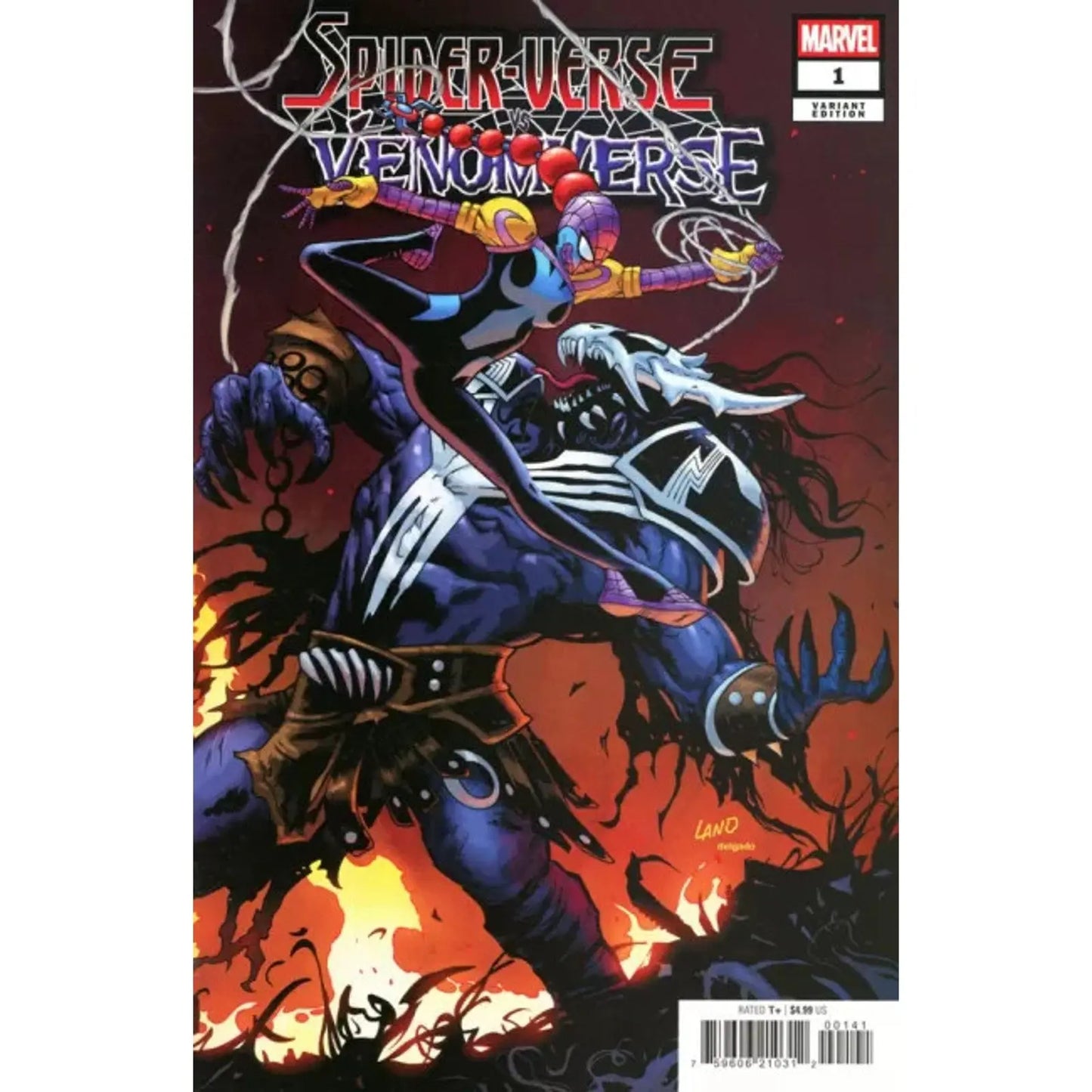 Spider - Verse vs. Venomverse 1D Greg Land Variant - MOD Shop LLC