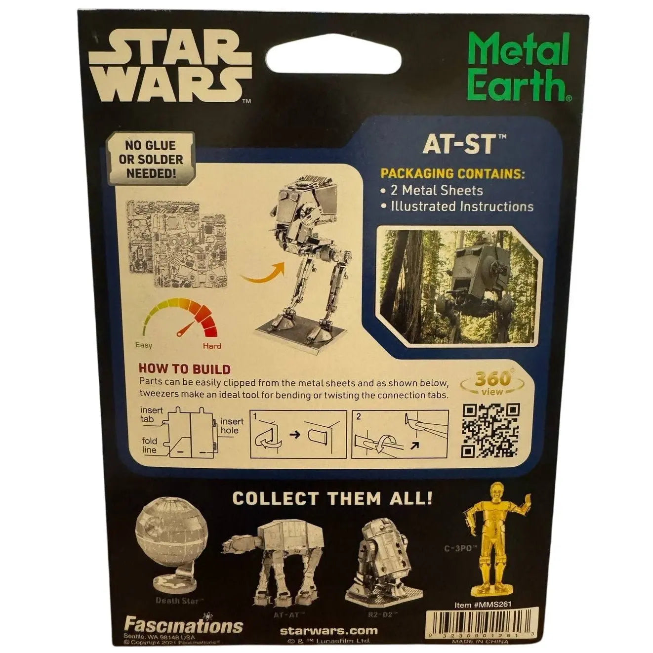 Star Wars AT - ST Metal Model Kit - MOD Shop LLC