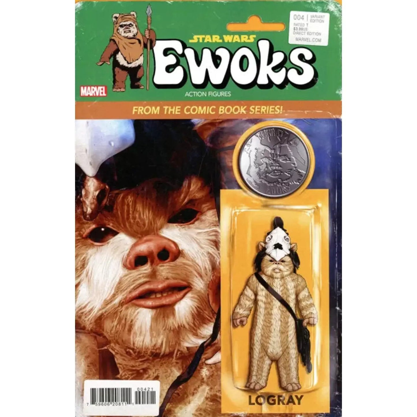 Star Wars: Ewoks, Vol. 1 4B John Tyler Christopher Action Figure Variant - MOD Shop LLC