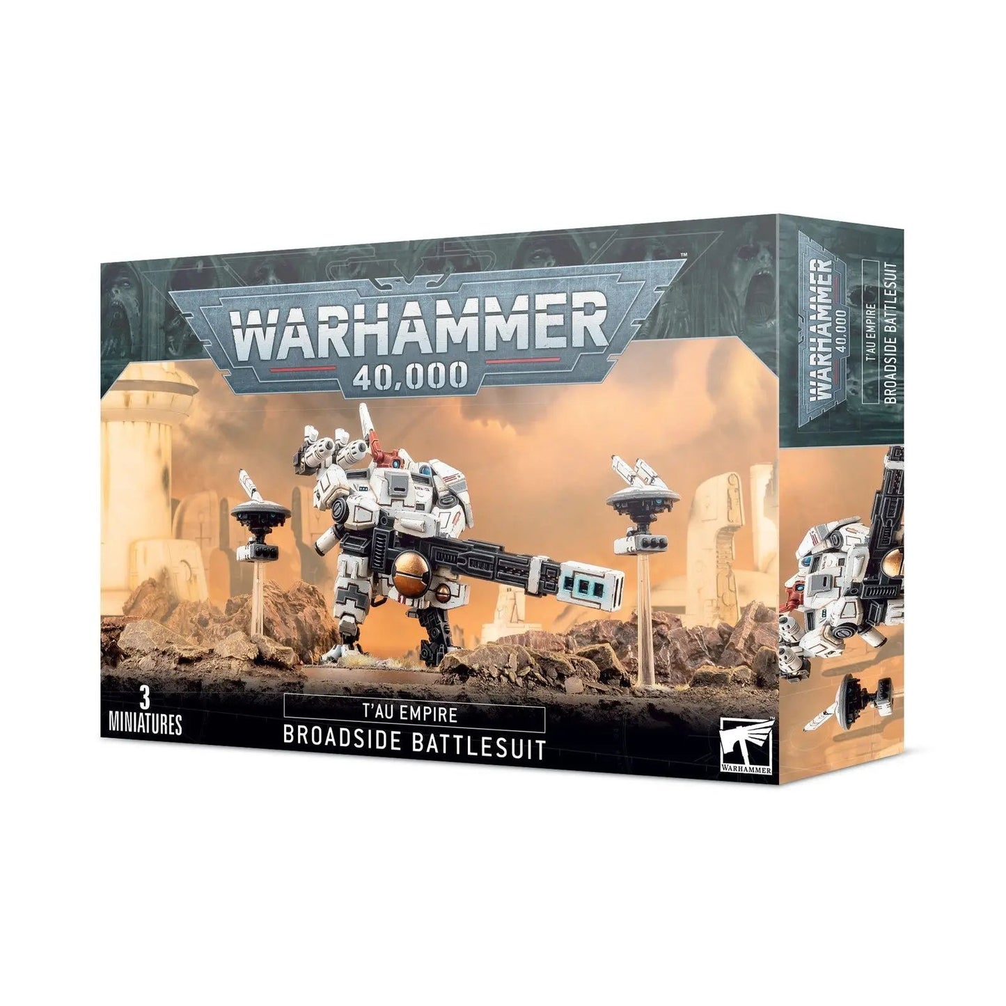 T'au Empire Broadside Battlesuit | Warhammer 40k Heavy Support Unit | 3 Models - MOD Shop LLC