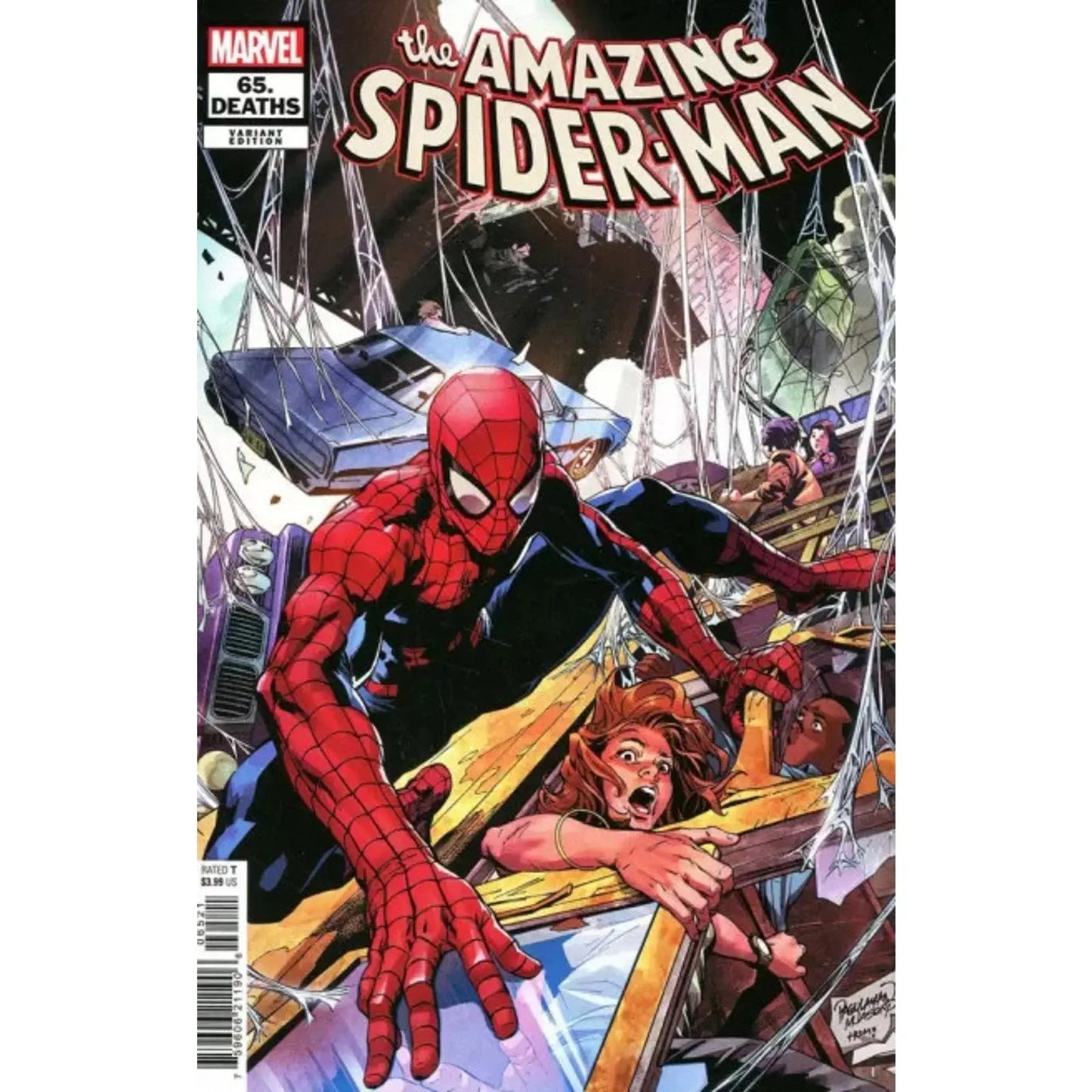 The Amazing Spider - Man, Vol. 6 65.DEATHS - B Carlo Pagulayan Variant - MOD Shop LLC